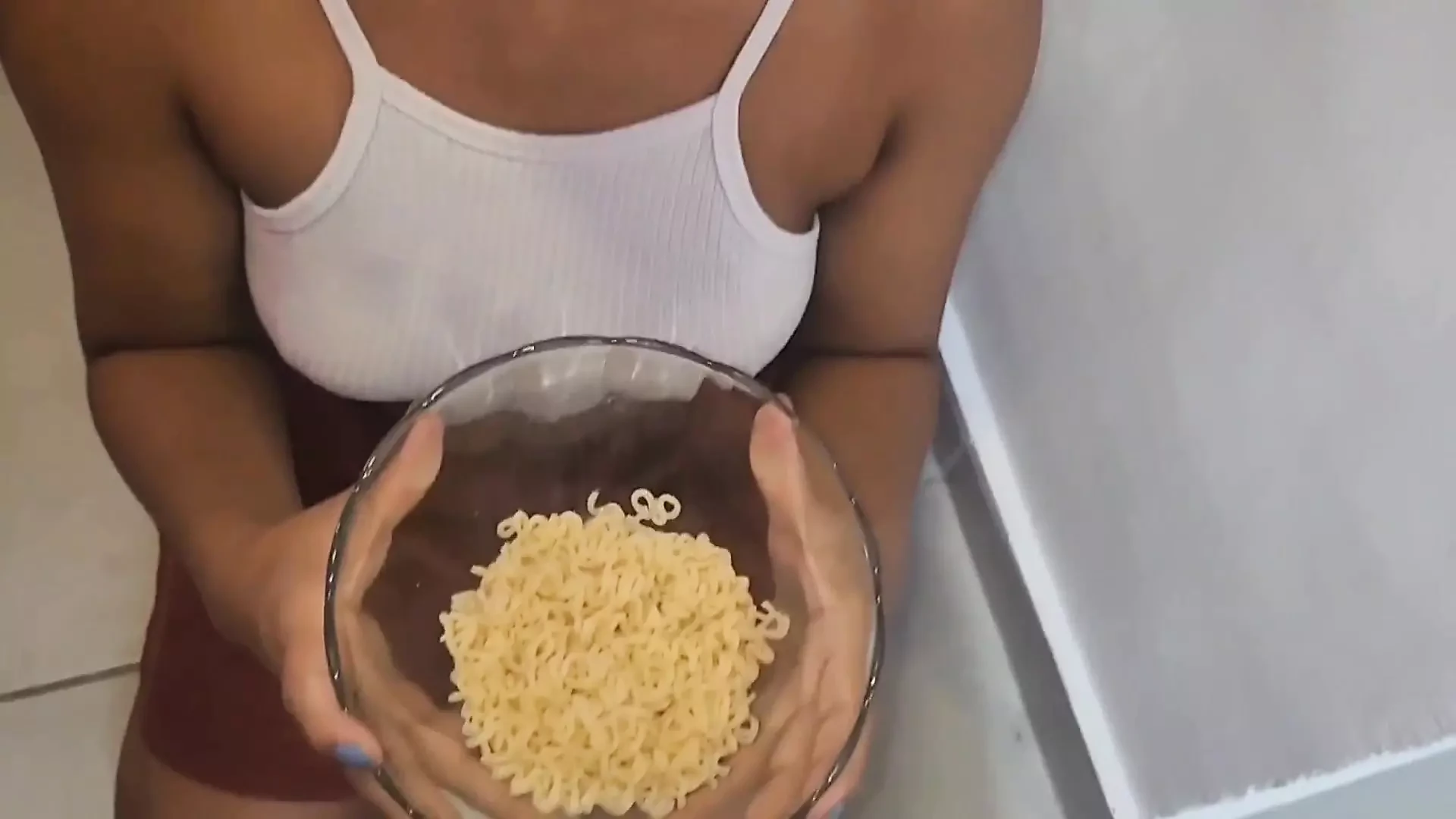 Feeding My Slave Piss Seasoned Noodles