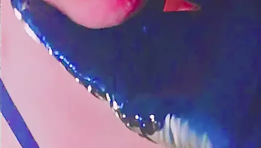 A Nighthore with 2 Phat Lips and thick Cum Stringers