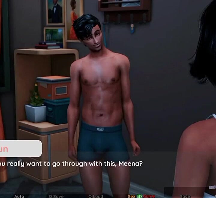 Stepsis Almost Made Us Caught! She Wanted to See My Cock While Stepmom Was Right There.