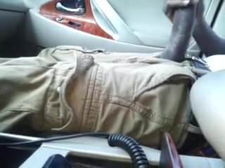 A car jerk off