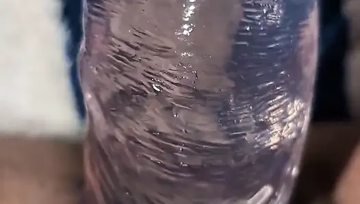 New Huge Dildo Pussy Squirt MILF GILF Solo