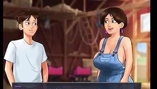 Yaz mevsimi efsanesi: orta yaşlı seksi kadın daha fazla sağım için hazır ep 134