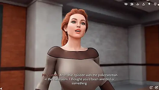 Fresh women 2 - lehrerin ruft hengst in ihr büro für ein verpasstes finale und macht es dann zu einem privaten sextest