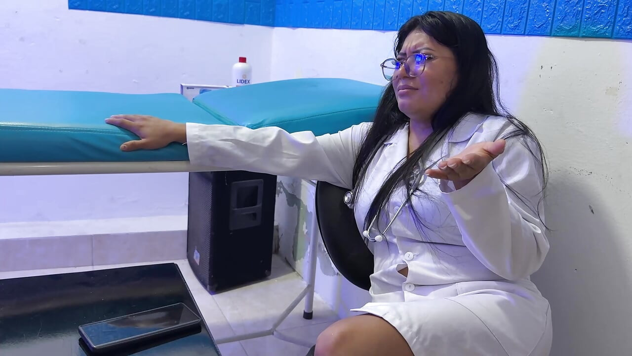 Naive Doctor's Naughty Secret: Busty Latina MD Gives Patient a Hardcore Exam Table Treatment