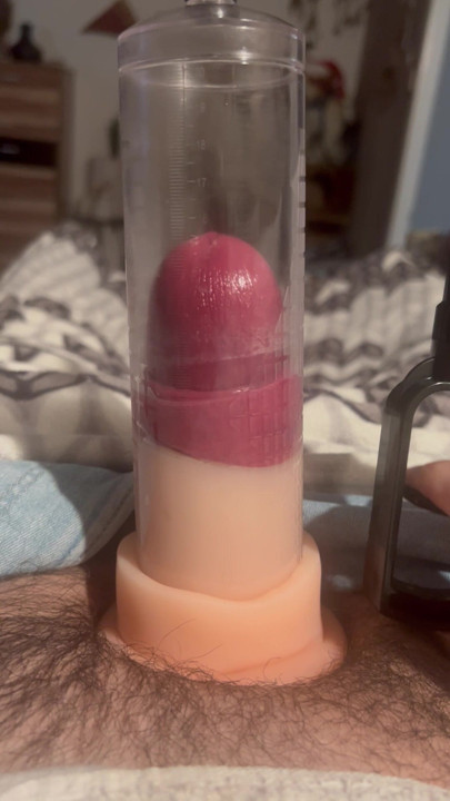 Injected into the pump