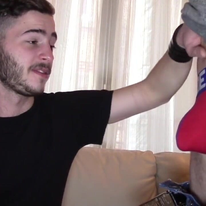 Alexis fucked bareback by straight for fun casting porn