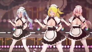 Mmd R-18 Anime Girls Sexy Dancing Clip 289