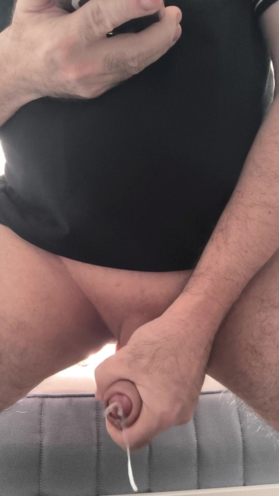 Big cumshot solo