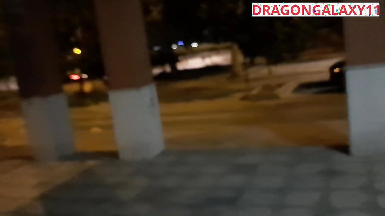 (risky public) Latina college flashing tits in the street and jerk off