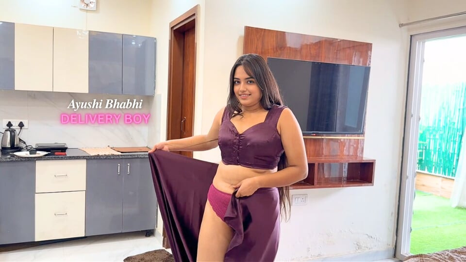 Ayushi Bhabhi Sex cu băiatul care face livrări Blinkit, videoclip complet hindi