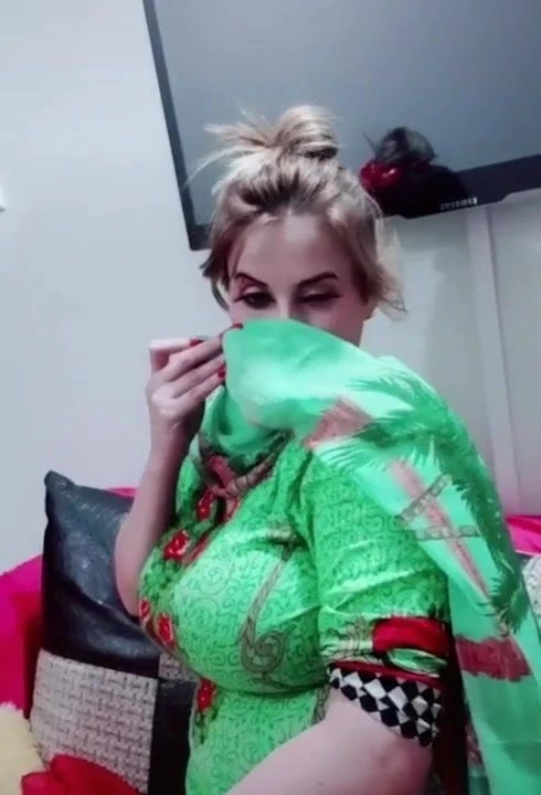 Paki clothed boobs