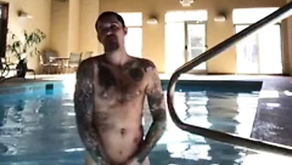 Ex loser boyfriend small white cock Cameron swimming