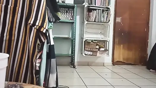 Karmica Girl Cleans the Room, Pregnant Chubby Girl