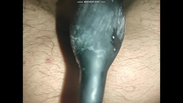 Inflatible dildo play