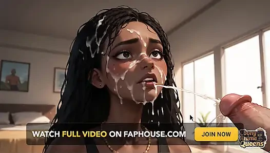 Тропический минет чернокожей королевы: лучшее порно с чернокожей XXX!