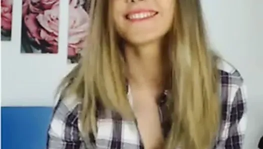 Greek sexy girl on webcam