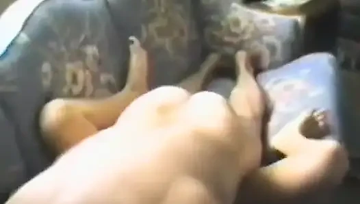 A Shy Brunette Gets Fucked with Dildo and Cock