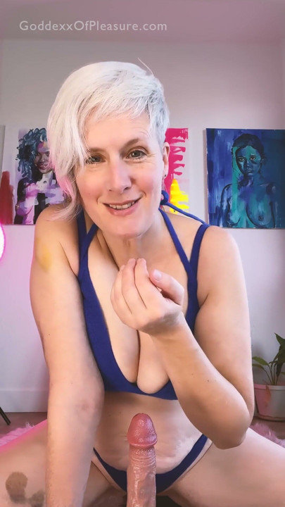 Hot Stepmother Encourages You and Teaches You How to Eat Your Cum - MILF JOI Praise CEI | Clip 2