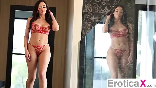EROTICAX - Chloe Amour Big Tits & Ass Shake During Romantic Sensual Sex