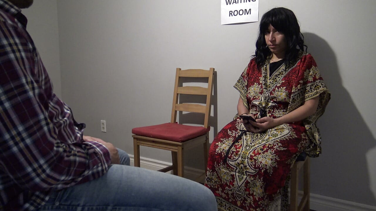 Indian hot wife has sex in public hospital waiting room