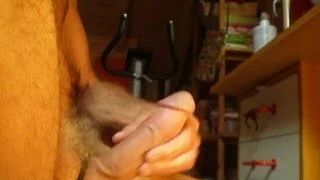 showing off my hard cock and my big balls