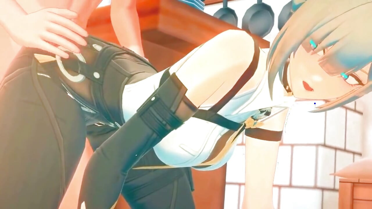 Zenless Zone Zero - Horny Evelyn Squirting Everywhere While Taking a Deep Creampie - 3D Hentai Animations