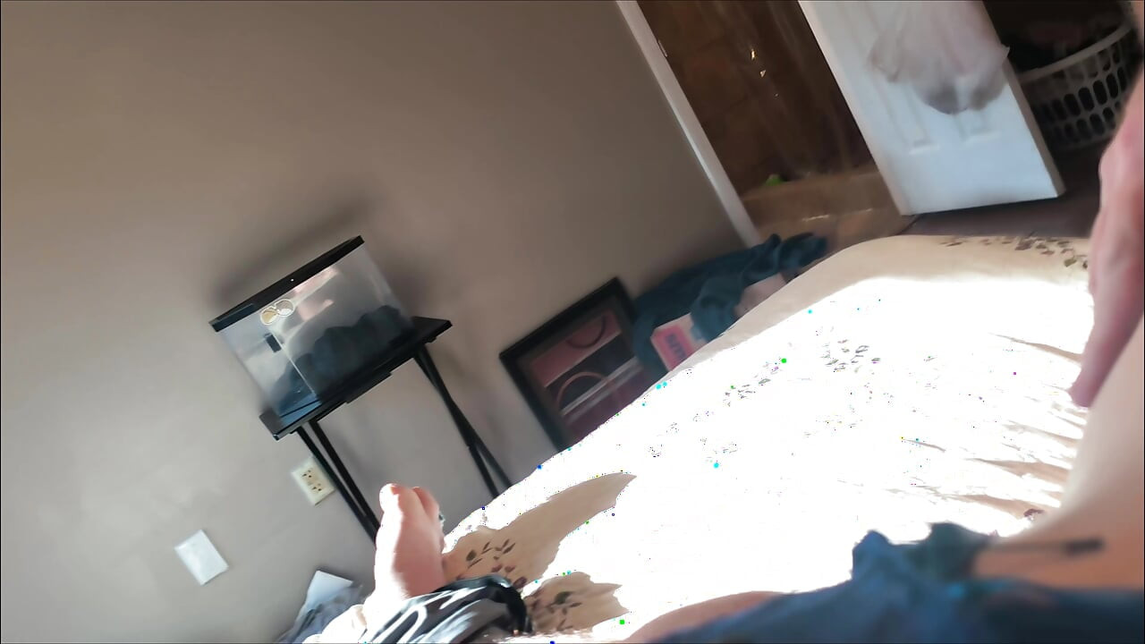 Sucking a Guy at Home, Husband Joined in to Fuck Me