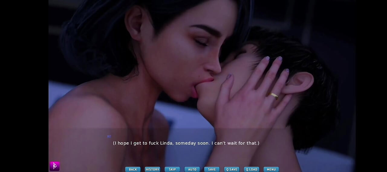 Big boobs and big ass lady enjoys cunnilingus with her crush - gameplay