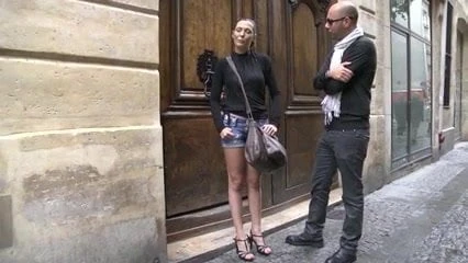 Charlie recruits guys in the street for a gangbang