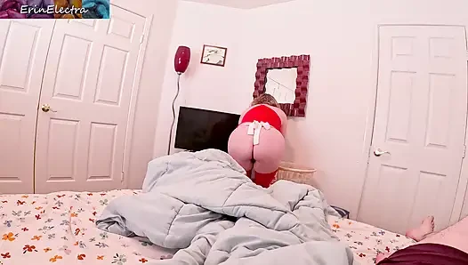 Using stepmom's pussy and she likes it