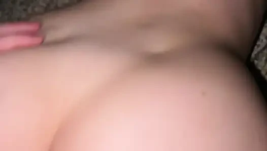 Raw Night Flashlight Fuck with Petite Brunette - Hard Doggy, Loud Moans & Big Cum on Her Belly (17:28 Uncut)