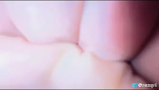 Латина, белая девушка богато движется на моем члене