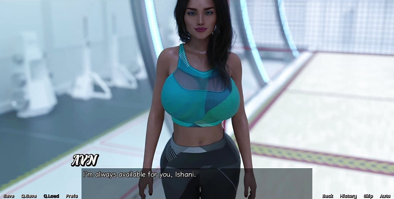 Stranded in Space - Petite Brunette Can't Stop Looking at Busty MILFs Tits
