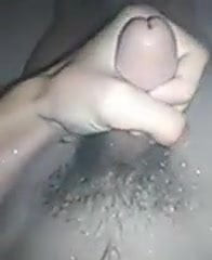 Stroking my dick