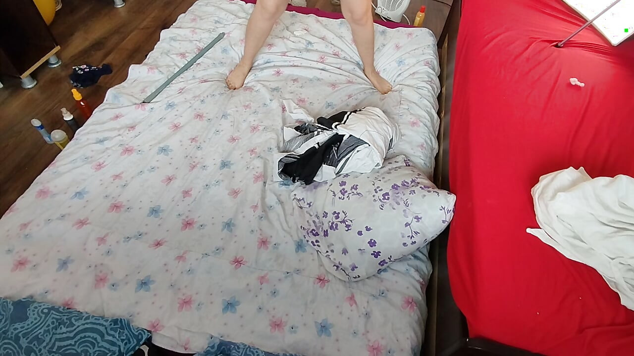 Sensual massage of a sexy couple with oil on the body.
