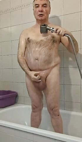 my dick in the shower
