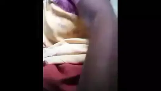 Mommy showing big hair pussy in video call