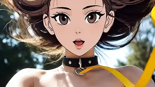 POV von dem, deine große brust, stieftochter in öffentlichem park zu befriedigen