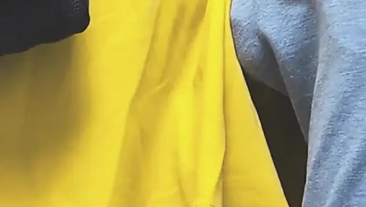 Girl Caught In Public Bus While She Stroking Stranger's Cock Until Ejaculation