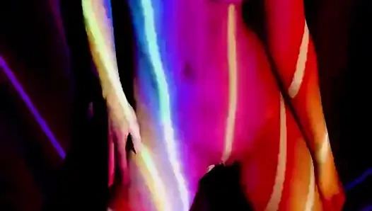 Naked disco girl