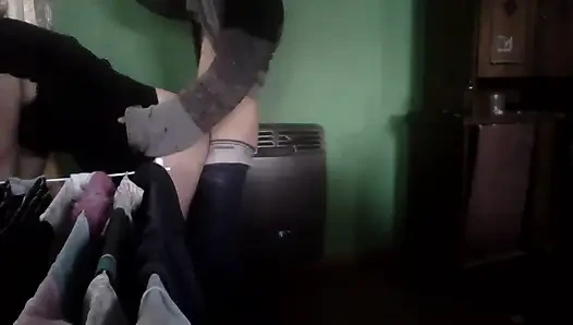 We Have Sex in the Kitchen Beside the Stove