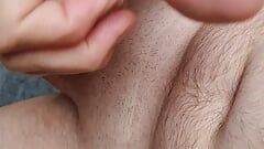 Quick jerking off and cumshot