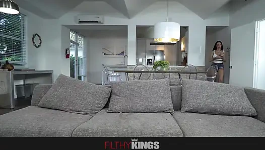 FILTHY KINGS - MJ Fresh Busty Babe Is Eager To Fuck Her Way To The Top!