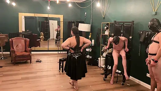 Fetish Lofts with My 2 Slaves Part 4-4