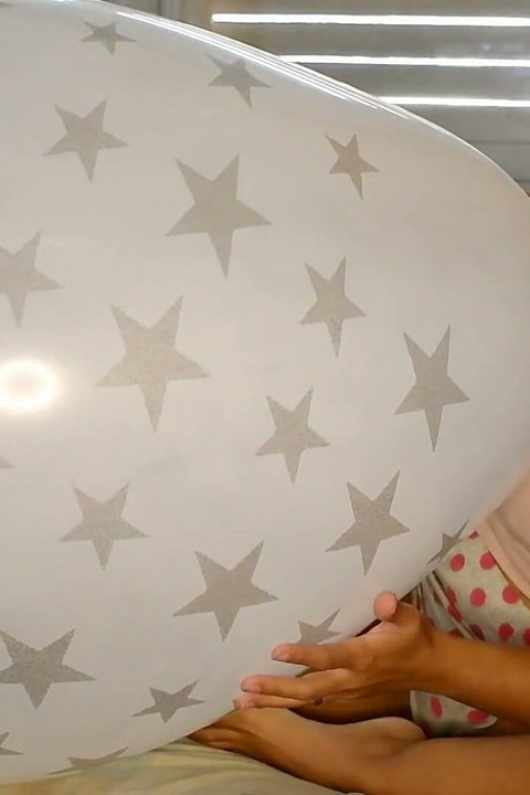 Blas zum pop, riesige 24 Zoll ballon - bunny Looner
