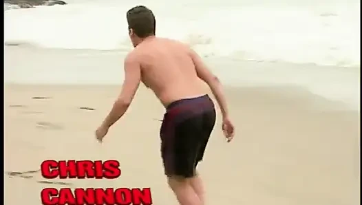 Einsamen strandzeugen, heiße fickaktion mit einer hübschen blondine