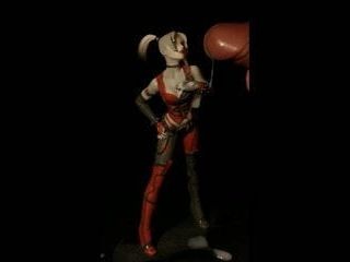 Harley Quinn. Статуя кончает