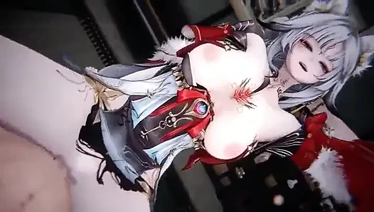 Wuthering waves - hsin leidenschaftliche sexszene - hentai-animationen 3d