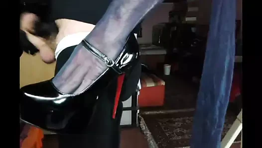 Cum üzerinde yüksek topuklu mix 906