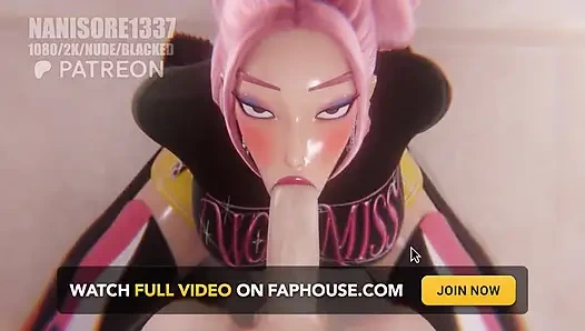 KPOP Охотники На Демонов Грязный минет Mira, 3D анимация